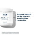 thumbnail image 4 of Vital Nutrients DGL Powder | Vegan DGL Licorice Root Extract to Support Healthy Stomach Lining and Digestive Tract | Gluten, Dairy, Soy Free | Non-GMO | 120g, 4 of 5
