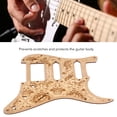 thumbnail image 4 of Golpeador De Guitarra, Antiarañazos, Madera De Arce, Fácil Instalación, Patrón De Flores Talladas, Golpeador De Guitarra Eléctrica De Moda, Multifuncional Para Grabación De, 4 of 7
