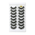 thumbnail image 1 of Pestañas de volumen 8, pares de pestañas postizas finas, pestañas largas 8D, pestañas de ojo de gato, paquetes múltiples, pestañas postizas gruesas y dramáticas de visón, 1 of 8