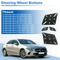 thumbnail image 2 of Botones del Volante para Mercedes-Benz GLK X204 2012-2015 para Mercedes-Benz Clase A W176 2013-2015 Cubierta del Botón del Volante Reemplaza No.A2185400162/A2185400262, 2 of 7