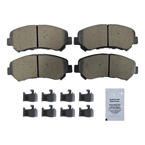 HUSCH Front Ceramic Brake Pads Kit D1565 Fit For Chevrolet Suburban 3500 HD 2016 - 2019 , For GMC Sierra 2500 HD 2012 - 2019