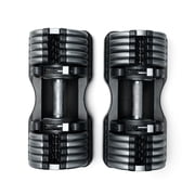 NordicTrack55 Lb Select-A-Weight Dumbbell Set: Compact Design, 15 Different Weight Increments, and iFIT Integration for Interactive Workouts and More