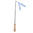 thumbnail image 1 of Divertido palo para gato, campana de plumas retráctil, divertido palo para gato con poste de madera para gatos de interior, 1 of 8