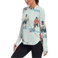 thumbnail image 2 of FORMRS Womens Long Sleeve Shirts UPF 50+ Sun Protection Quick Dry Fishing Hiking Tops, Size S-2XL, Ice Play, 2 of 8