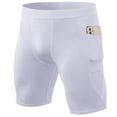 thumbnail image 1 of Pantalones cortos deportivos para hombre, ajustados, de secado rápido, para entrenamiento, con bolsillo, elásticos, transpirables, para correr y fitness, 1 of 6