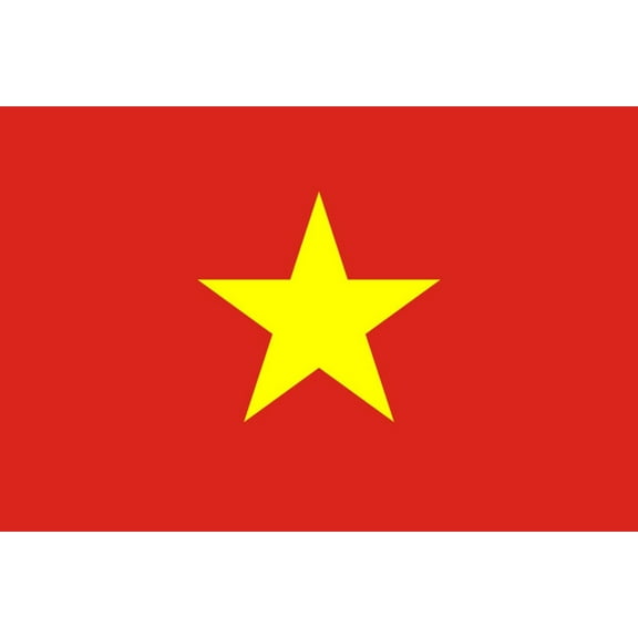 Vietnam Flag Decal Sticker - 6 inches wide