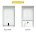 thumbnail image 6 of No Tool Cordless Horizontal Window Blinds - Easy Install, Waterproof & Kitchen-Friendly, Perfect for Bathroom, Rental, Nursery & Office-White-16"W x 48"L-Custom Size, 6 of 7