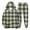 Gray, variant on CharmCyan Plaid Pattern Hooded Sweatshirt and Pants Set Long Sleeve Pullover Top with Drawstring Waist Casual Fit Black L