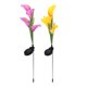thumbnail image 3 of Lámpara de césped al aire libre con luz de flor de tierra estilo cala 4LED con energía solar para iluminación de jardín, 3 of 8