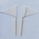 thumbnail image 1 of 100pcs Blank Toothpick Flags Mini Triangle Plain Stick Flags Cocktail Fruit Cupcakes Toppers Food Markers For Appetizers Cupcakes Cheese Fruit Party D, 1 of 3