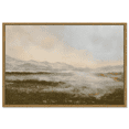 thumbnail image 4 of Drsoum 16x24in Landscape Framed Canvas Wall Art Vintage Classical Prints Watercolor Dusk in The Forest Sky Room Decor, 4 of 6