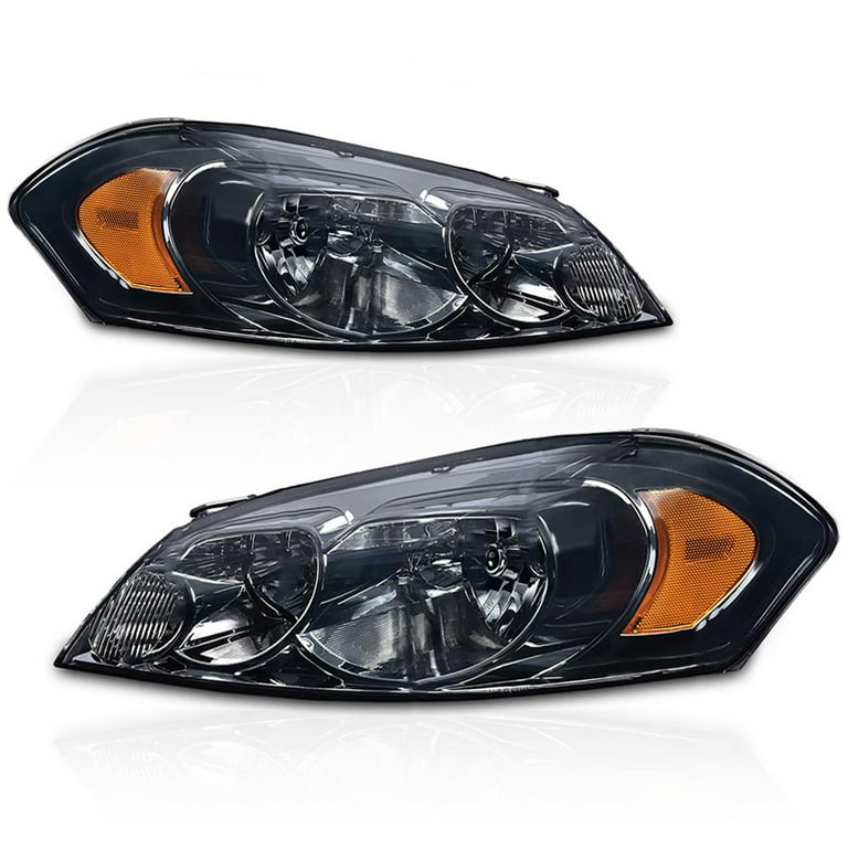 G-Plus Headlights Bumper Headlamps Fit for 2006-2007 Chevy Monte