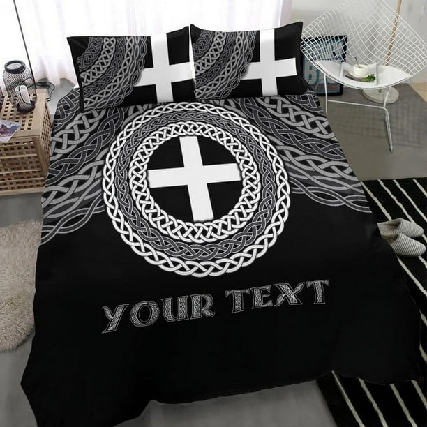 Juego de cama personalizado Cornwall Celtic - Leyenda de Cornualles