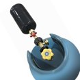 thumbnail image 4 of Eigraketly Adaptador de recarga de cilindro de con interruptor, acoplador de tanque de seguridad, tapas de tubería, válvula reguladora de Artesanía, 4 of 6