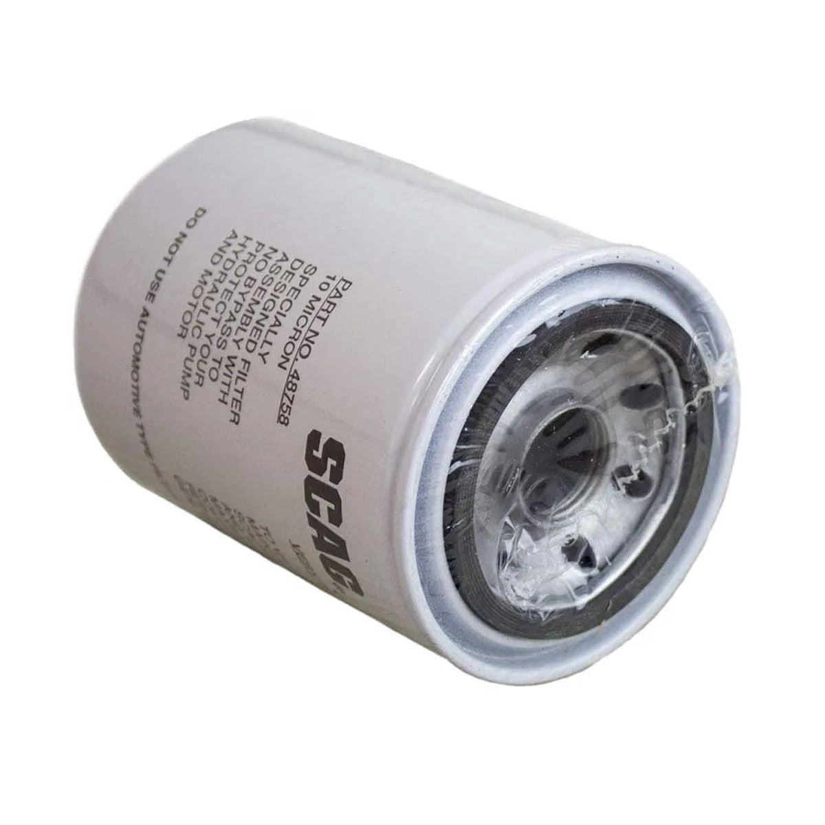 Genuine Scag Hydraulic Oil FIlter for Lawn Mowers fits Mag III, Cougar, Sabre Tooth Tiger, Turf Tiger, Tiger Cub/Cat, Ultimate Walk-Behind, Walk-Behind, Three-Wheeled Riding Mower / 48758