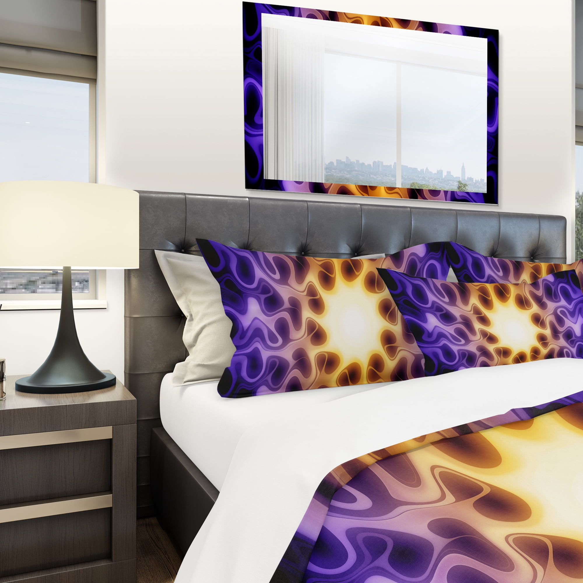 Designart 'Light Shine Through' Modern & Contemporary Duvet Cover Set