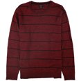 thumbnail image 1 of Alfani Mens Stripe Pullover Sweater, Red, XXX-Large, 1 of 1