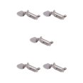 thumbnail image 1 of Baohd Iron Sewing Machine Single Fold Binding Binder Attachment 6 Tape Size Silver 3/8 Scale 5Set, 1 of 6