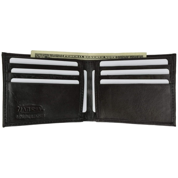 Genuine Leather Classic Bifold Mens Wallet 1158