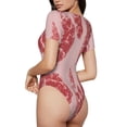 thumbnail image 2 of Easygdp Maillot de Bain une Pièce pour Femmes Coupe Ajustée Col Rond Justaucorps Athlétique avec Boucle Dissimulée-Grand, 2 of 7