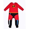 thumbnail image 2 of The Incredibles Boys Single Roleplay Footie with Hat, Newborn, 2 of 4
