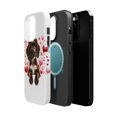 thumbnail image 2 of DistinctInk Tough Case for Apple iPhone 13 PRO (6.1" Screen), Compatible with MagSafe Charging - Valentine's Day Boykin Spaniel Puppy, 2 of 6