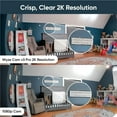 thumbnail image 2 of Restored WYZE Cam v3 Pro Wired 2K Outdoor/Indoor Wi-Fi Camera for Home Security, Pet Baby Kids Elderly Monitoring, Edge AI, Color Night Vision, Spotlight Camera, Works with Alexa & Google Assistant, 2 of 8