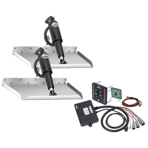 Lenco 12 "x 12" Edgemount Tab Kit W / Kit de Commutation d'Indicateur Led 12V