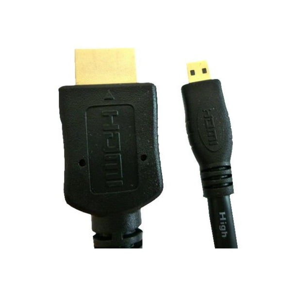 HDMI-MIC-2M Câble Professionnel - Câble HDMI - 19 Broches micro HDMI Type D Mâle vers HDMI Mâle - 6,6 ft