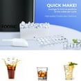 thumbnail image 5 of FOOING Ice Maker 40 lb Freestanding Countertop Ice Machine Squares Ice Cube Maker (Black), 5 of 11