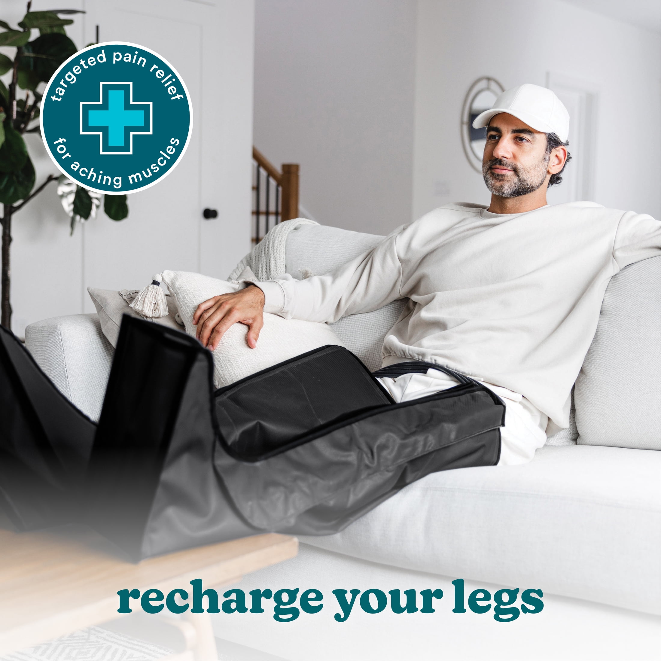 Homedics Dynamic full leg  Air compression -System  cordless  massage boots (Small/Medium)