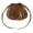 Light Brown, variant on Happydeer Pretty Women Girl Clip on Front Side Straight Fringe Bangs Hair Piece Extension