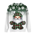 thumbnail image 4 of Christmas Sweatshirts for Children Long Sleeve Pullover Crewneck Sweatshirt with Christmas Gnome and Snowflake Print Casual Loose Fit Holiday Top for Boys And Girls, 4 of 5