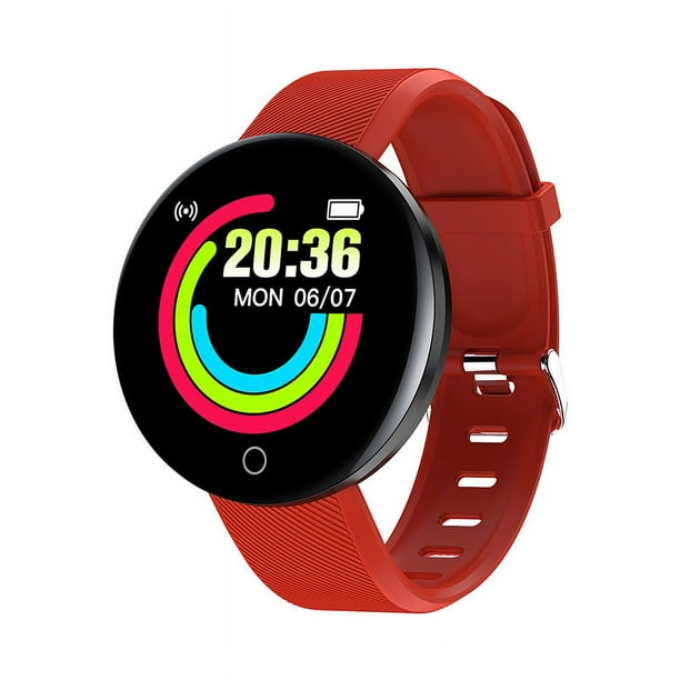 Reloj inteligente D18 pulsera inteligente deportiva con control del ritmo cardiaco reloj multifuncion con asistente de vida Walmart en linea