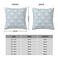 thumbnail image 2 of Pofeuu Dog Print Double-sided plush pillowcase Square Throw Pillow Covers Pillows Cover for Living Room Bedroom Sofa Couch Cushion Cover（No pillow core）-20"x20", 2 of 7
