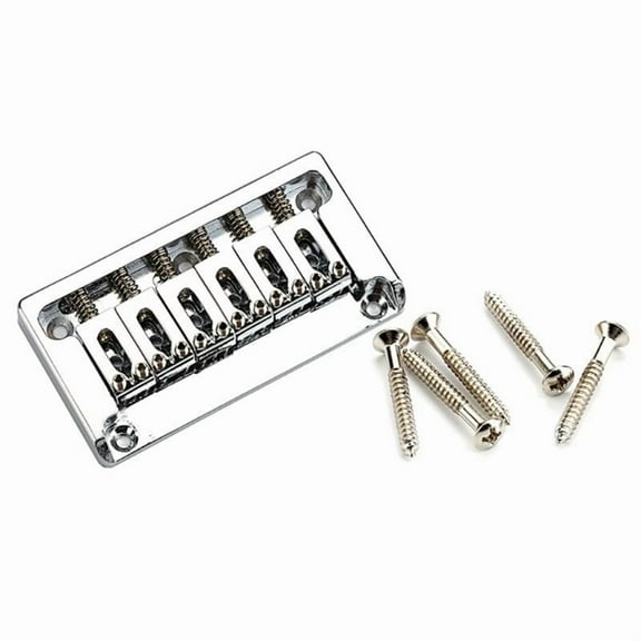 1 x 6 String Fixed Saddles-Silver