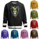 thumbnail image 1 of RKSTN Carnival Party Sweatshirts for Men Oversized Crew Neck Carnival Graphic Print Versatile Fleece Sweatshirt Mens Casual Round Neck Relaxed Fits Comfy Pullover Sweatshirt Top Fall Winter Clothes, 1 of 7