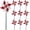 Red & Silver, variant on 10-Pack Reflective Bird Deterrent Pinwheels with Stakes, Metallic Red Extra Sparkly Wind Spinners for Beautiful Garden Decor, Humane Pigeon and Woodpecker Repeller for Yard, Patio & Orchards