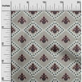 thumbnail image 1 of oneOone Cotton Poplin Fabric Argyle Ikat Print Fabric By Yard 56 Inch Wide, 1 of 4
