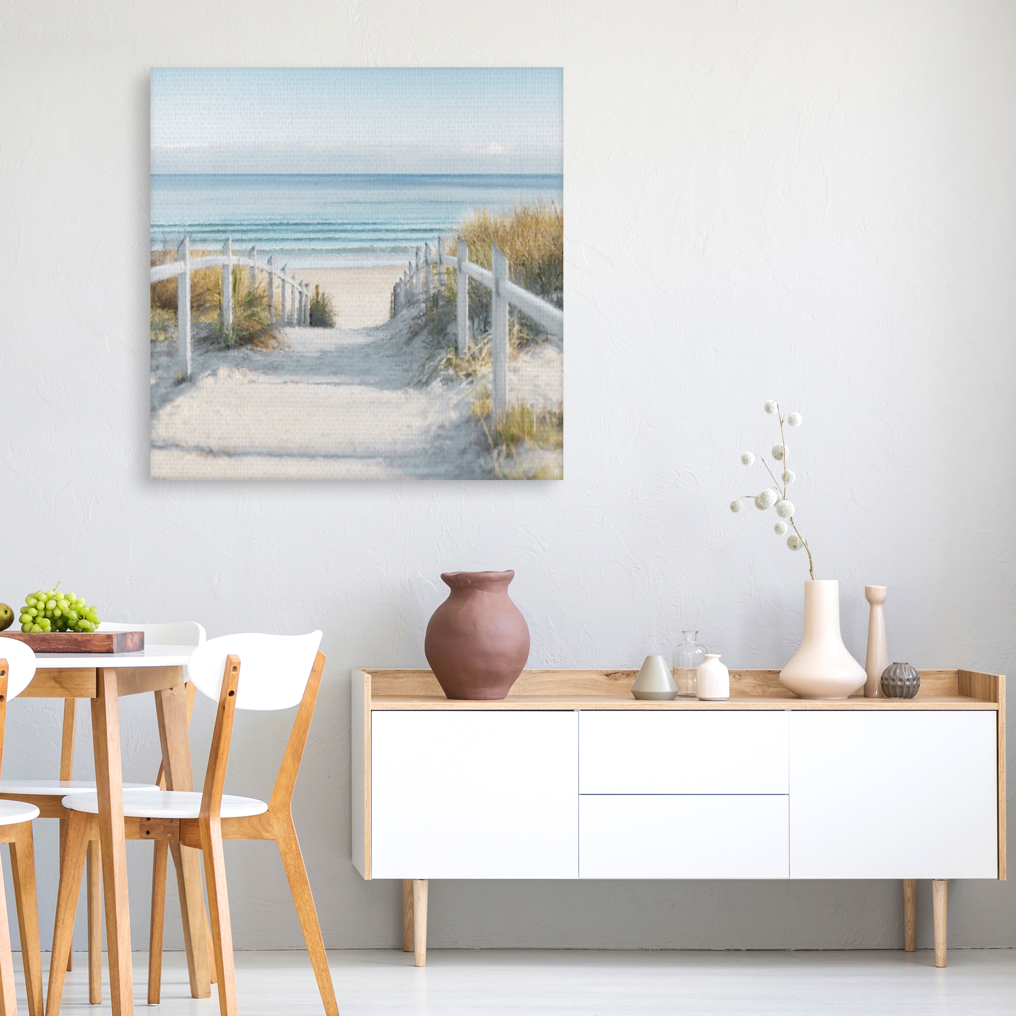 Coastal Retreat Meander by Mark Chandon Canvas Art Print