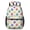 multicolor white, variant on Dog Paw Print Multicolor White Pattern 17" School Backpacks for Teens,Waterproof Oxford Fabric,S-Shape Padded Straps for School,Travel,Hiking,Camping