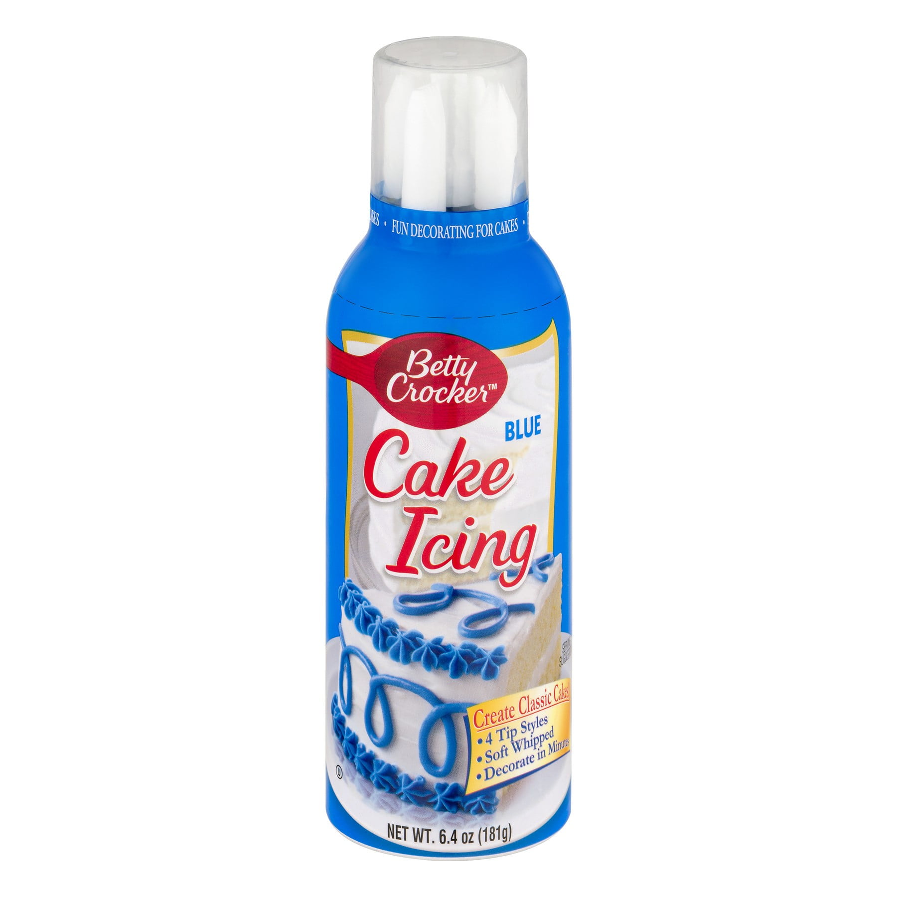 Betty Crocker Blue Decorating Cake Icing 6 4 Oz Walmart