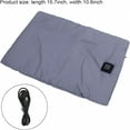 thumbnail image 7 of HIBIBUD USB Heating Pad,Winter Portable 5V Electric Heat Pad for Pain Relief - Neck,Back,Shoulders,Abdomen Cramps - Heated Travel Blanket for Car with Auto Shut Off 20x12 Inch, 7 of 7
