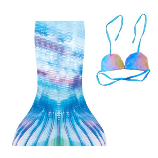 8 Colores Cola De Sirena Traje De Natación Para Bebé Niña Vestido De Princesa Niños Baño Bikini Conjunto Niñas Trajes Disfraz De Halloween Pez Completo