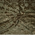 thumbnail image 5 of Fabric Mart Direct Olive Burnout Velvet Fabric By The Yard, 54 inches or 137 cm width, 11 Continuous Yards Green Velvet Fabric, Damask, Upholstery Clothing Wholesale Fabric, Window Treatment, 5 of 8