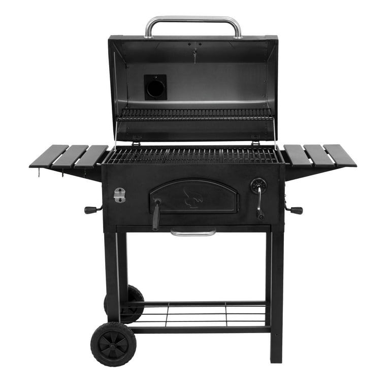 Shop Char-Griller Legacy Charcoal Grill Becomes a Smoker with Side