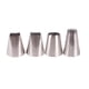 thumbnail image 1 of Boquillas de Metal Wosthever 4 Uds para decoración de crema de pasteles Acero inoxidable, 1 of 6