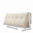 thumbnail image 2 of Ohmyroo Large Soft Tatami Backrest Pillow Sofa Lumbar Support Cushion for Dormitory Bedroom Home Comfort Essentials, 2 of 3