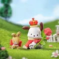 thumbnail image 3 of Sanrio Flowers And Youth Series Pochacco Doll Ornament Kawaii Toy Anime Cute Model Toys Birthday Gift Christmas Gifts, 3 of 5