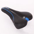thumbnail image 4 of CSChome Bike Seat Cushion Bicycle Saddle Soft Comfortable Shock Absorption Ergonomic Curved Seat Hip Protection Waterproof Faux Leather Bike Seat Cushion, 4 of 6